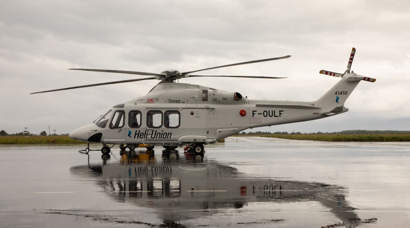 HELI-UNION LEASED A NEW AW139 HELICOPTER FOR GABON OPERATIONS